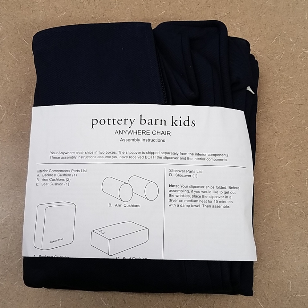 Pottery Barn kids anywhere chair cover only NWT